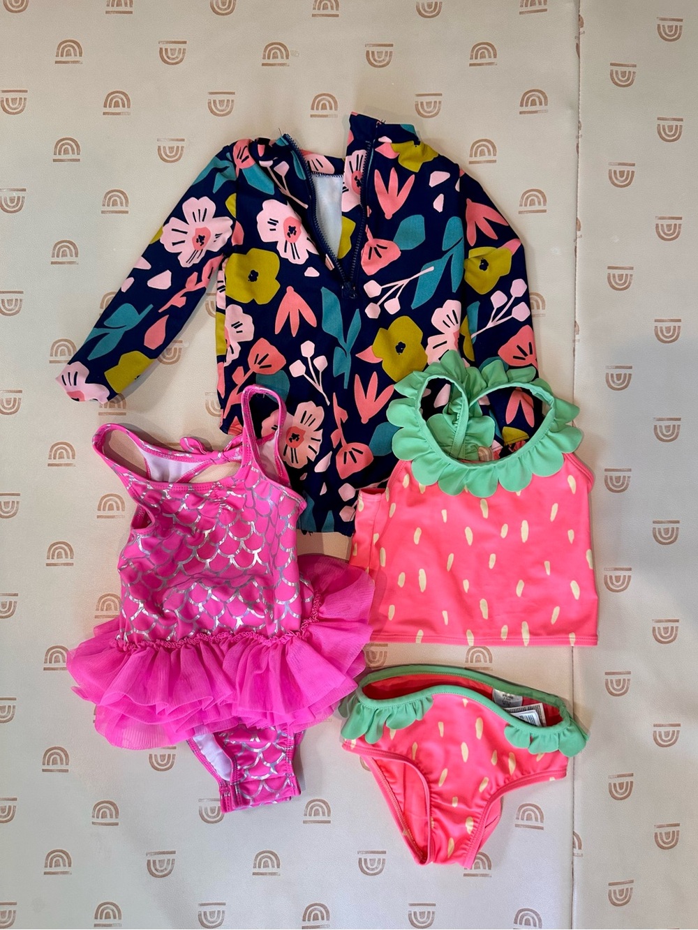 EUC - Toddler Girls Swimsuits - Size 2T Bundle / Lot